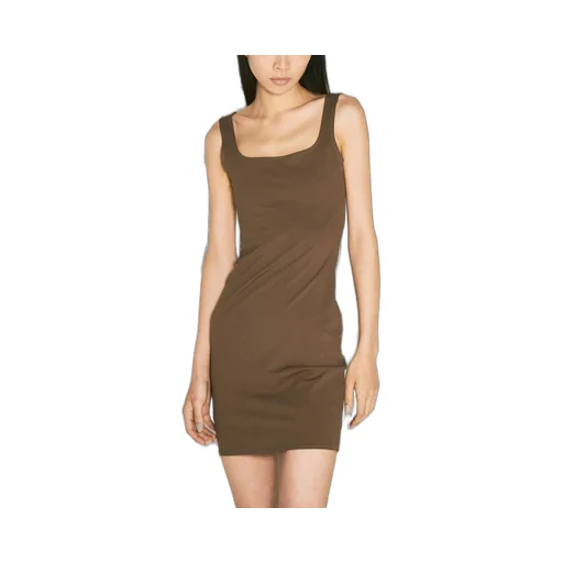 Square Neck Sleeveless Mini Dress