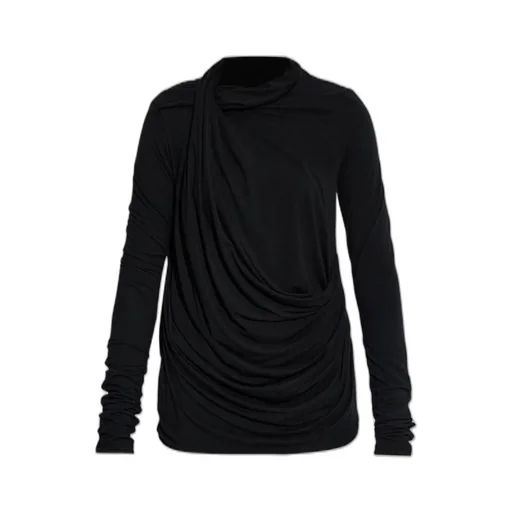 Draped Long Sleeve Top