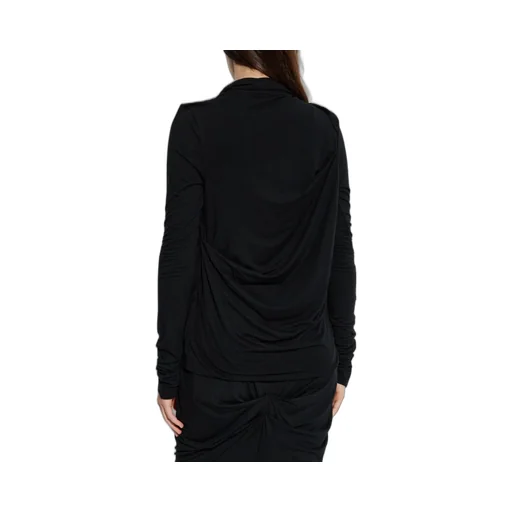 Draped Long Sleeve Top