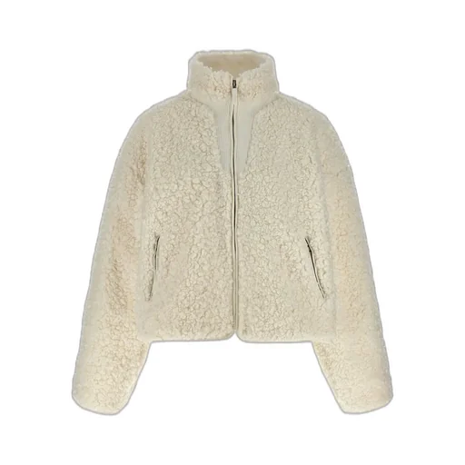 Teddy-Effect Zip Jacket