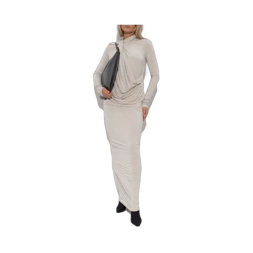 Draped Maxi Skirt