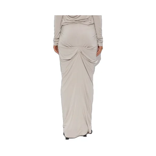 Draped Maxi Skirt