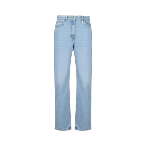 Logo Plaque Boyfriend Jeans