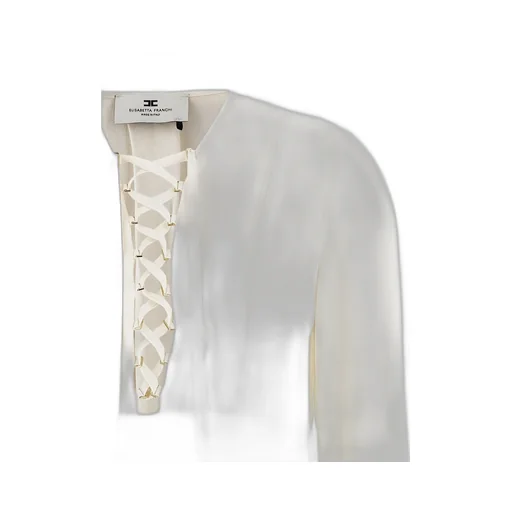 Laced Long-Sleeved Blouse