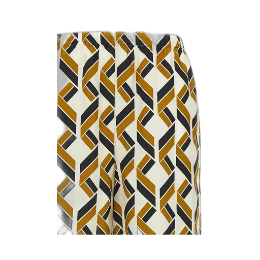 Swim Print Silk Twill Pants