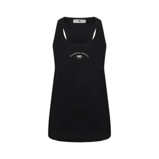 Logo Printed Jersey Tank Top