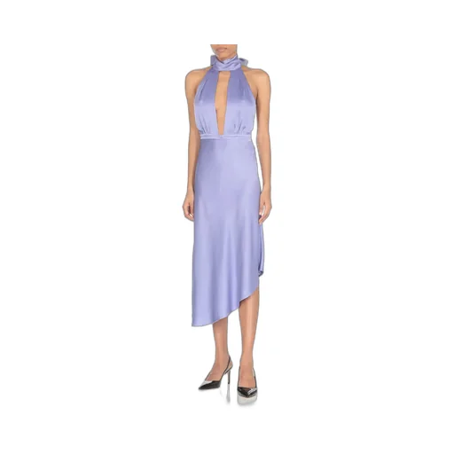 Sleeveless Asymmetric Midi Dress
