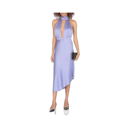 Sleeveless Asymmetric Midi Dress