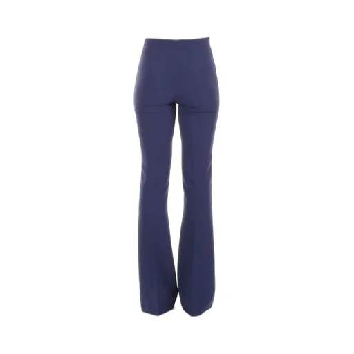 Lightweight Double-Layer CrÊPe Bell-Bottom Trousers