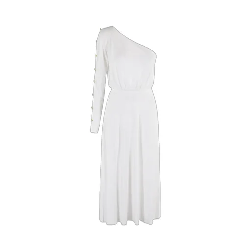 One-Shoulder Jersey Dress