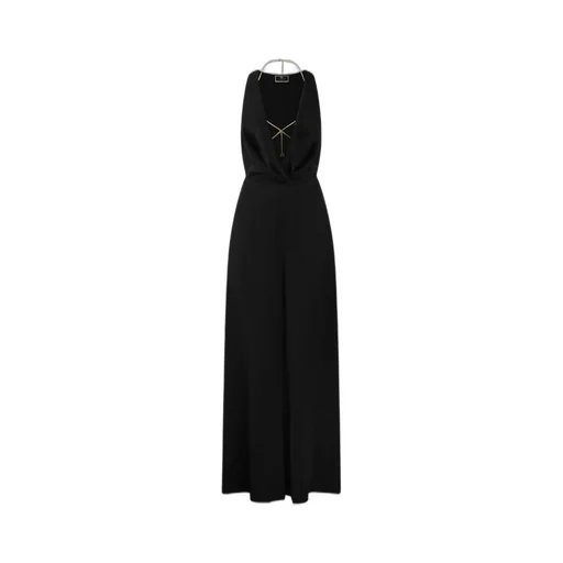 Cowl Neck Body-Chain Jumpsuit