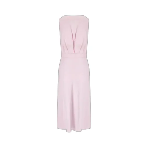 CrÊPe-Back Satin Dress