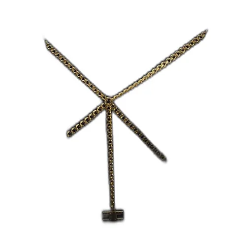 Cowl Neck Body-Chain Jumpsuit