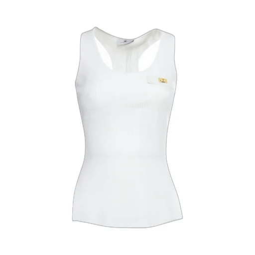 Breast Pocket Micro-Ribbed Tank Top