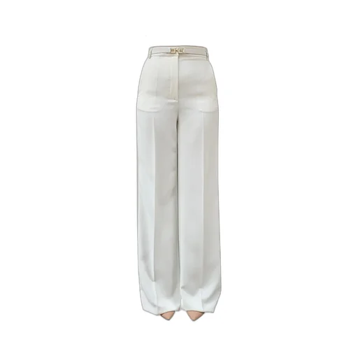 Satin Banded CrÊPe Trousers