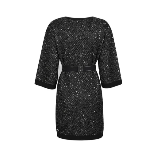 Sequin Thread Mini-Dress