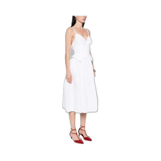 Peplum Midi Dress