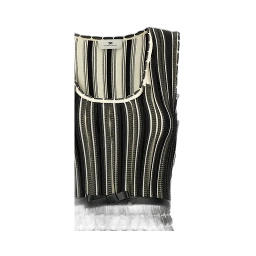 Micro-Ruffles Midi Dress