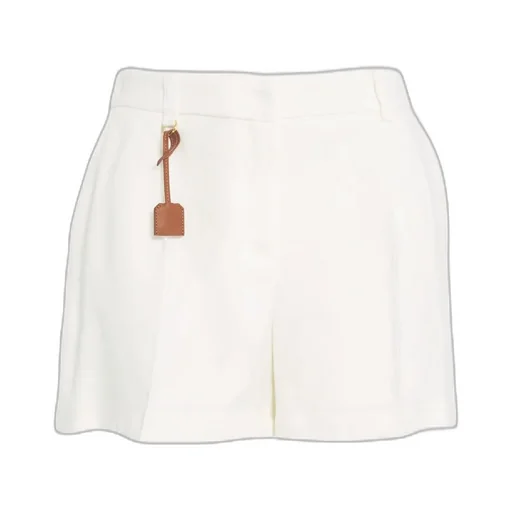 Logo Charm Gabardine Shorts
