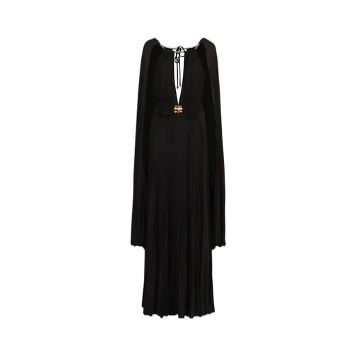Bow-Detailed Red Carpet Dress