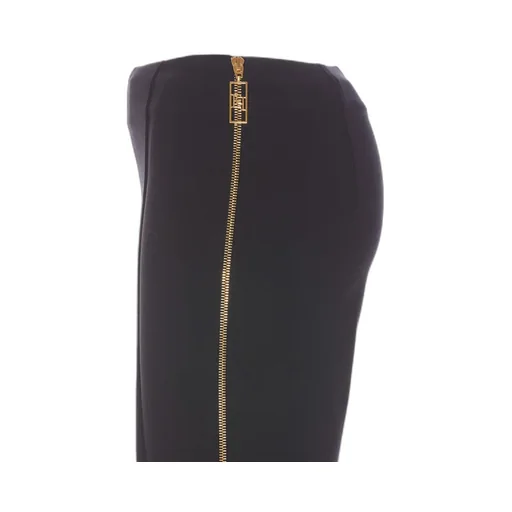 Stretch Crepe Zip-Detailed Straight Trousers