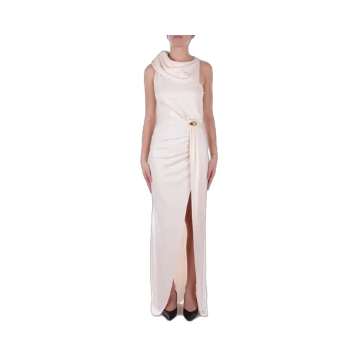 Red Carpet Jersey Asymmetric Dress