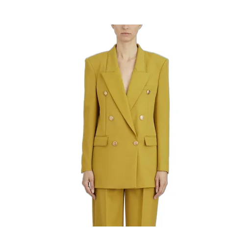 Contrast Topstitched Cool Jacket