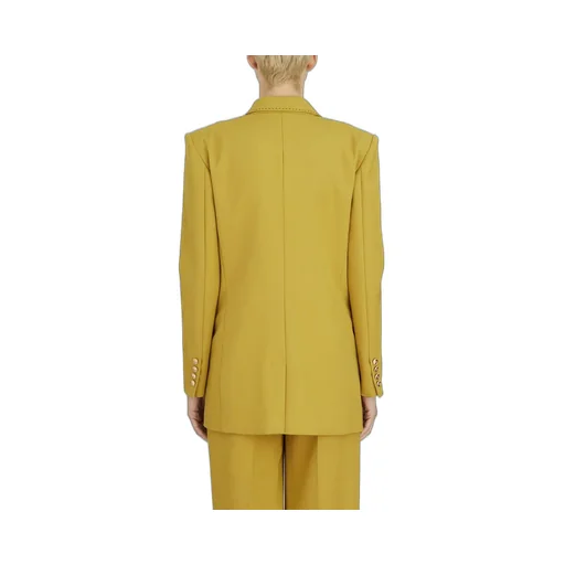 Contrast Topstitched Cool Jacket