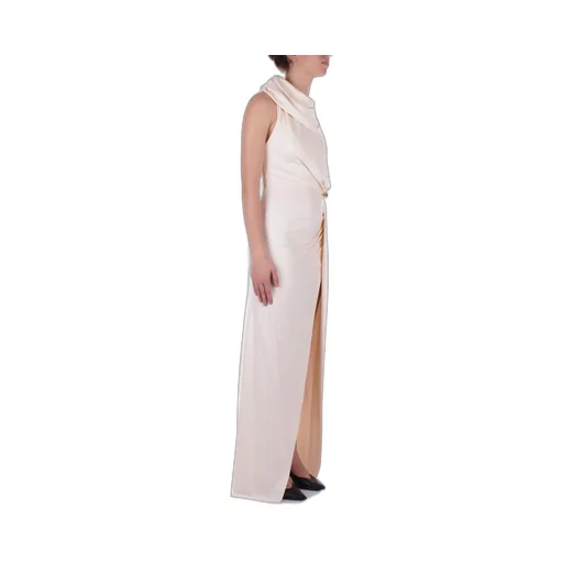 Red Carpet Jersey Asymmetric Dress