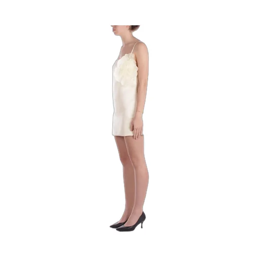 Embroidered Flower Duchesse Dress