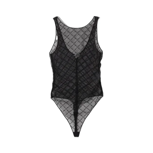 Crewneck Sheer Bodysuit