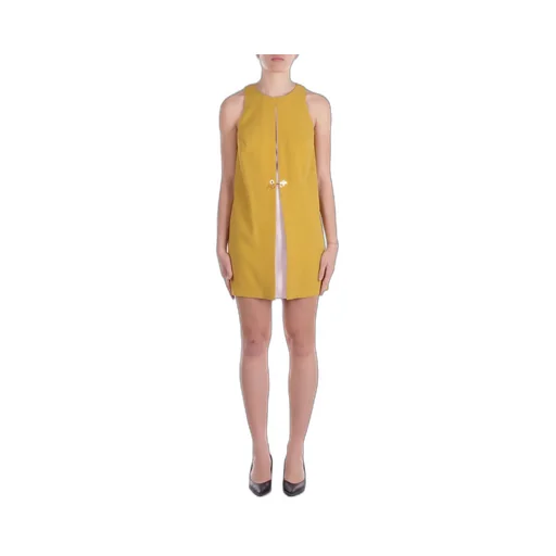 Two-Tone CrÊPe Dress