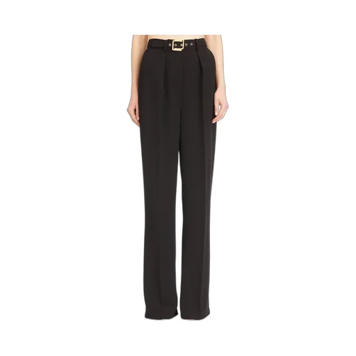 Belt Detailed Lightweight CrÊPe Trousers