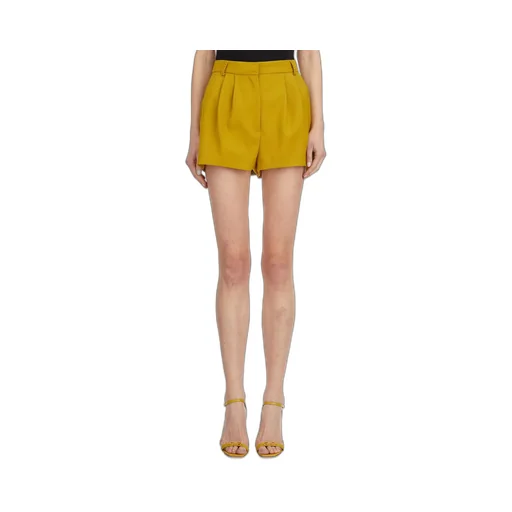 Logo-Engraved Pleated Shorts