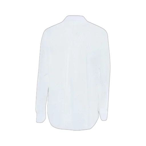Embellished Oversized Poplin Shirt