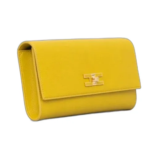 Logo Plaque Foldover Top Crossbody Bag