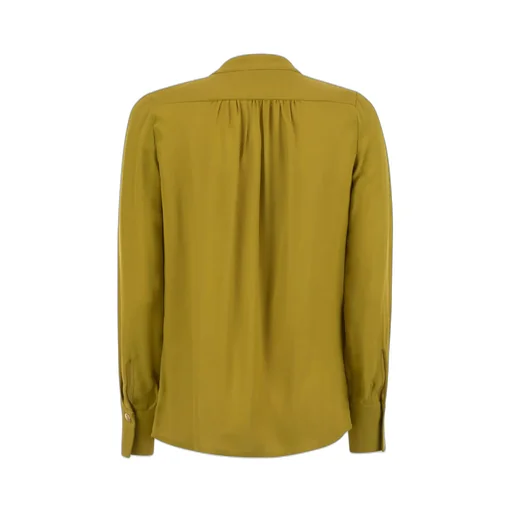 V-Neck Ruched Blouse