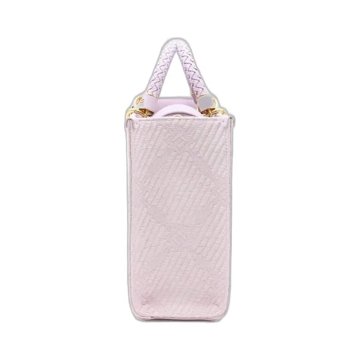 Logo Charm Jacquard Tote Bag