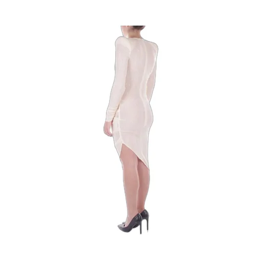 Sequin Embellished Asymmetric Midi Dress