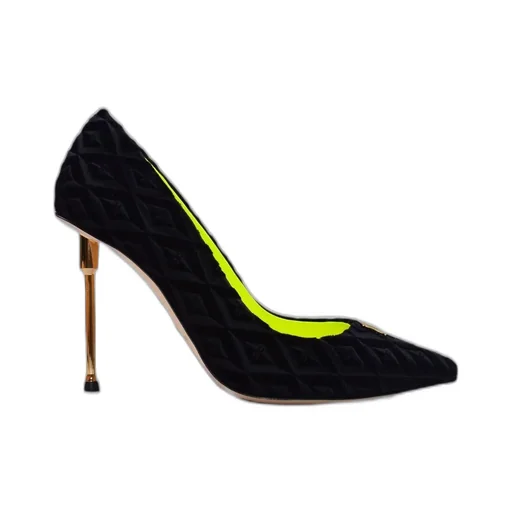 Logo Plaque Pointed-Toe Pumps