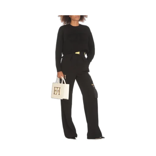 Logo Patch Drop Shoulder Sweatshirt