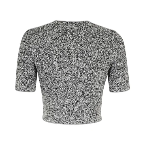 Beaded Embroidered Cropped Top