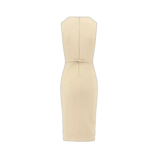 Bustier-Style CrÊPe Dress