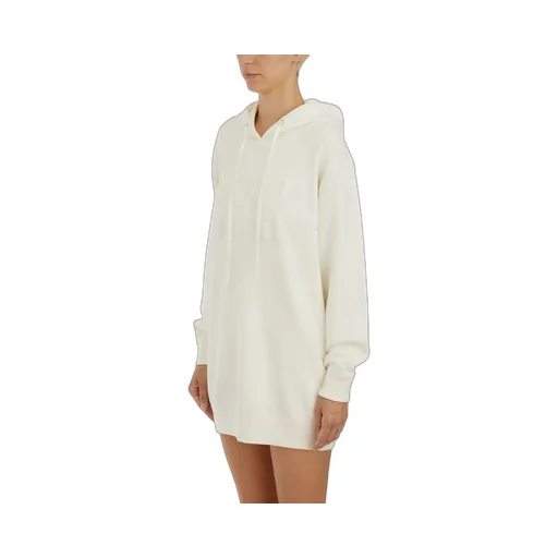 Logo Embroidered Sweatshirt Dress
