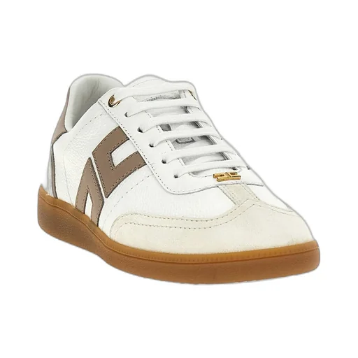 Logo Patch Lace-Up Sneakers