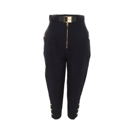 Technical Voile Belted Trousers