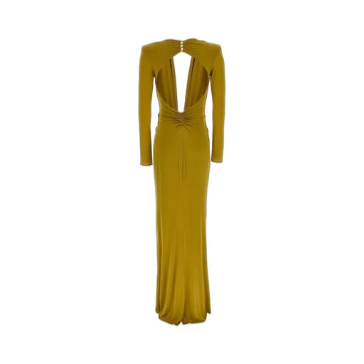 Pierced Jersey Red Carpet Dress