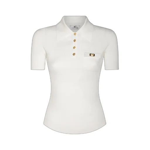Breast Pocket Micro-Ribbed Polo Shirt