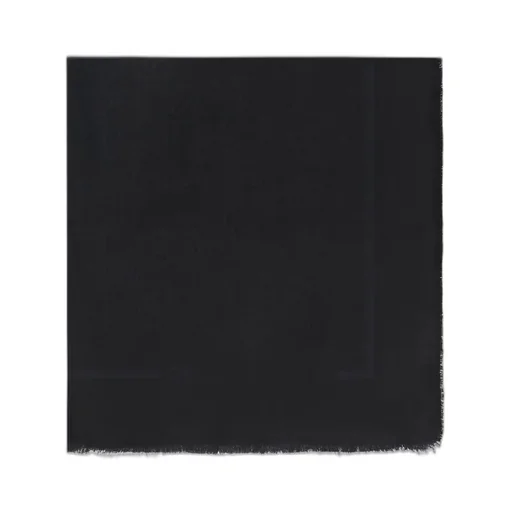 Jacquard Logo Lettering Square Scarf