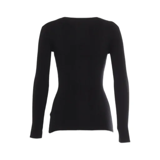 Logo Embroidered Crew Neck Ribbed Shirt